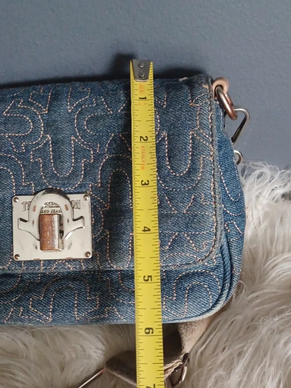 True Religion  Signature Denim Crossbody